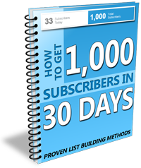 1,000 Subscribers in 30 Days